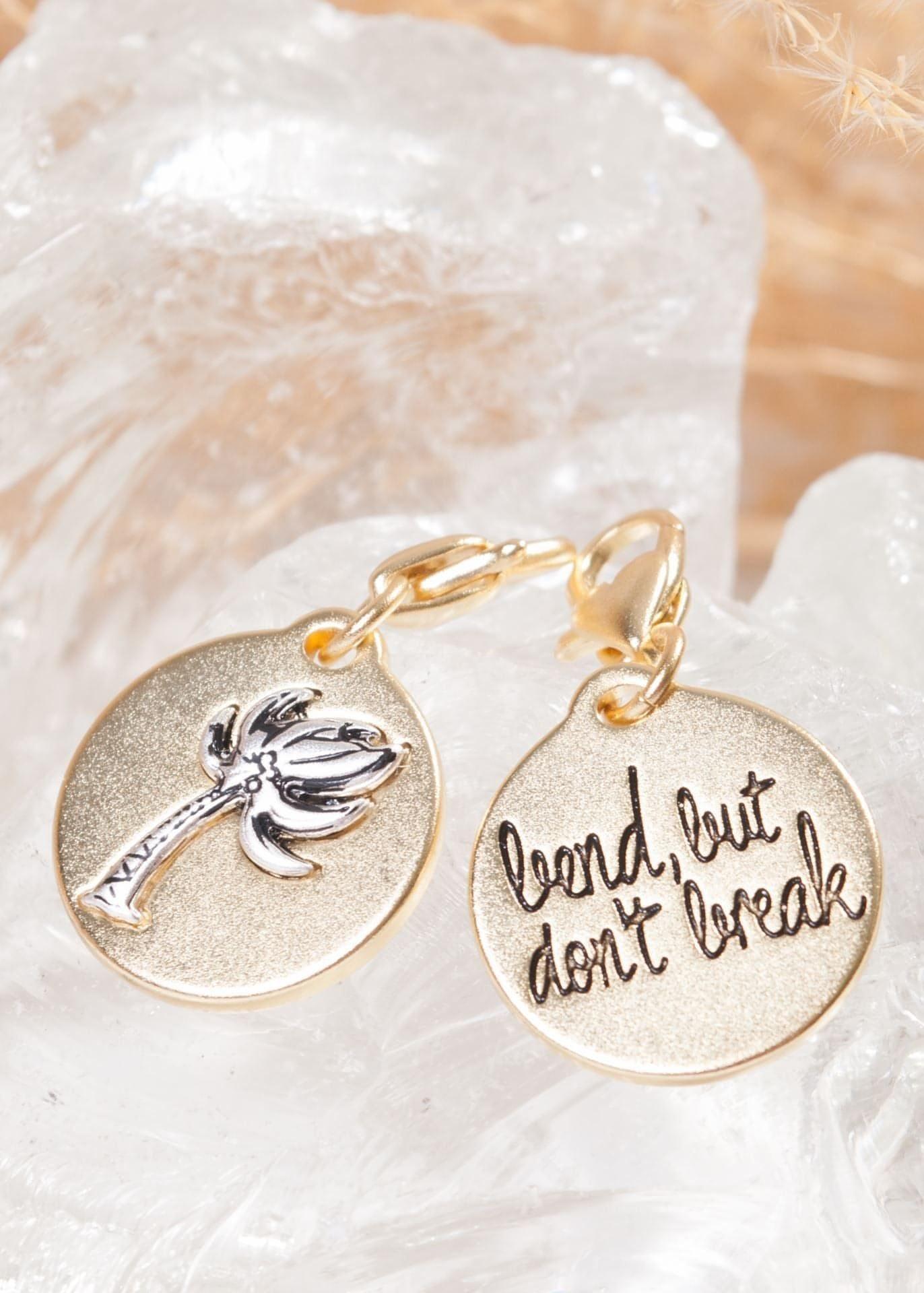 Amanda Blu Gold 2-Tone Charm - Palm Tree - Shop The Docks