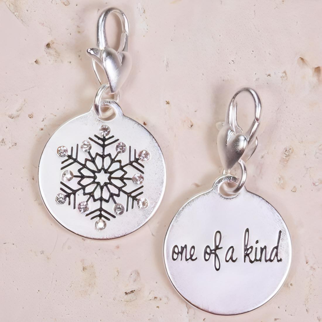 Amanda Blu Silver 1-Tone Charm - Snowflake - Shop The Docks