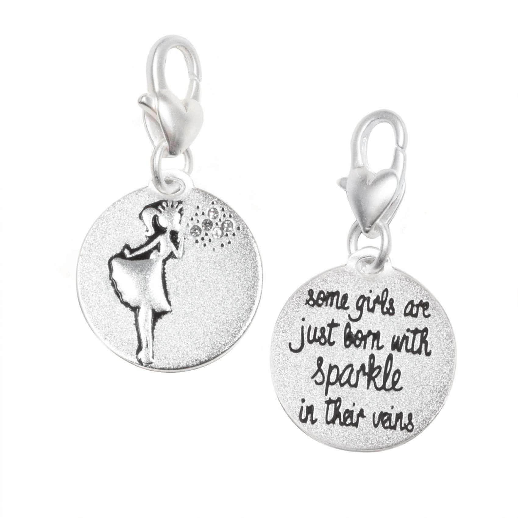 Amanda Blu Silver 1-Tone Charm - Sparkle - Shop The Docks