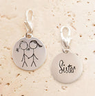 Amanda Blu Silver 2-Tone Charm - Figures Sisters - Shop The Docks