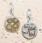 Amanda Blu Silver 2-Tone Charm - Floral Love Is - Shop The Docks