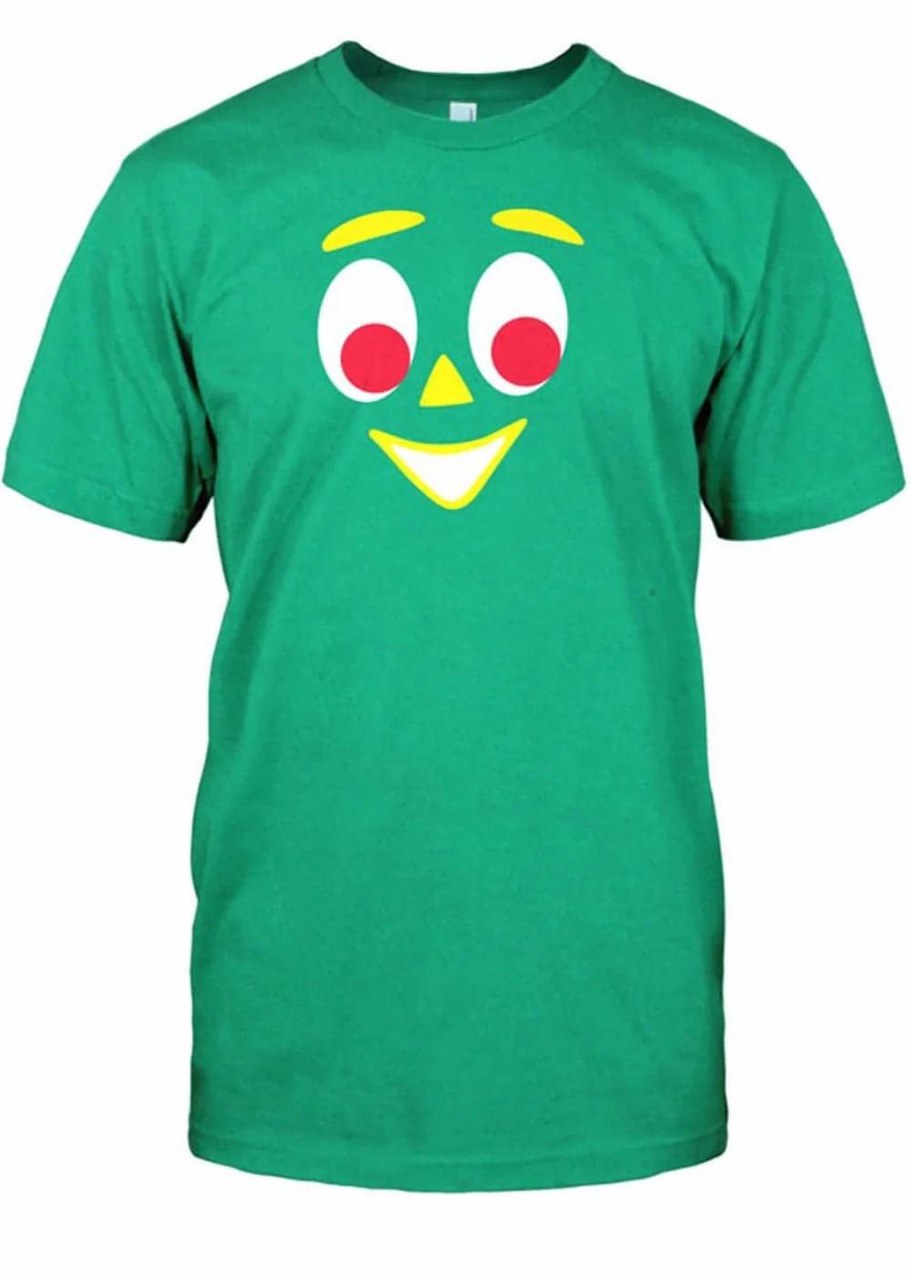 NJ Croce Gumby Face Kelly Green Tee Shirt - Shop The Docks