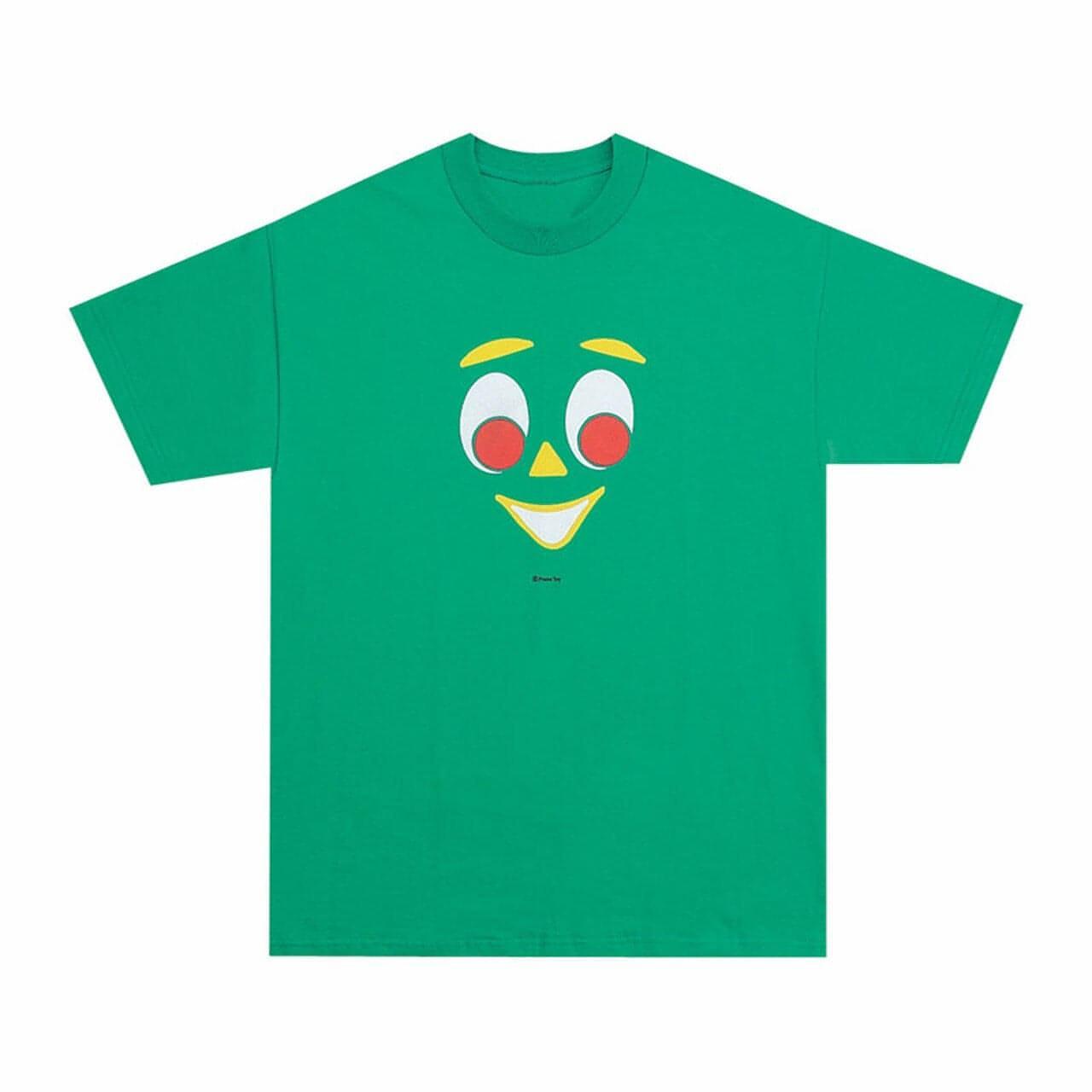 NJ Croce Gumby Face Kelly Green Tee Shirt - Shop The Docks