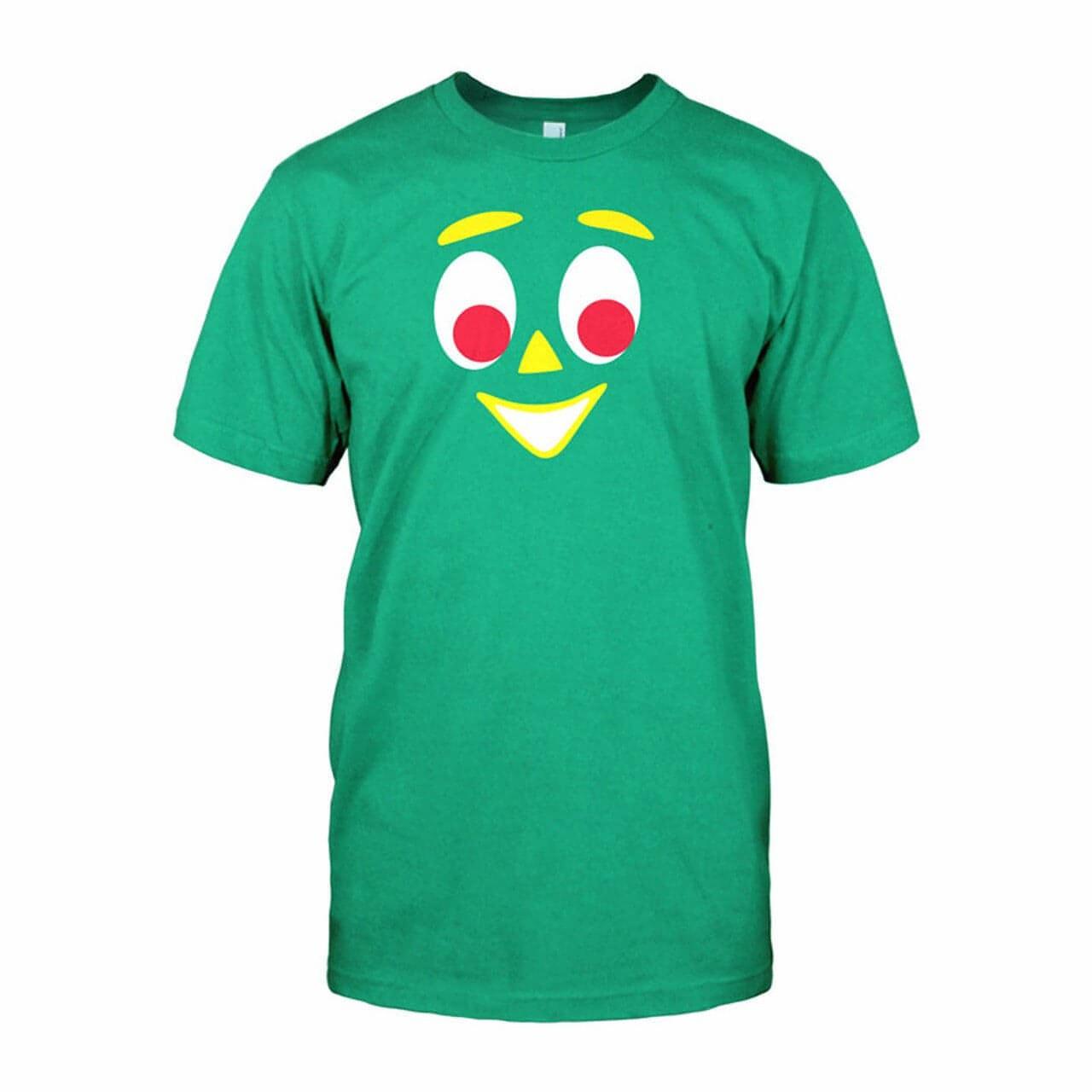 NJ Croce Gumby Face Kelly Green Tee Shirt - Shop The Docks