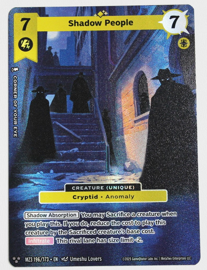 2025 MetaZoo Secret Shadows Shadow People Alt Art Rare MZ3 196/173 – Shop  The Docks