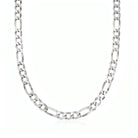 .925 Italian Sterling Silver 150 Gauge Figaro Chain 7" - Shop The Docks