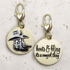 Amanda Blu Crystal Cowgirl - Gold 2-Tone Medallion - Shop The Docks