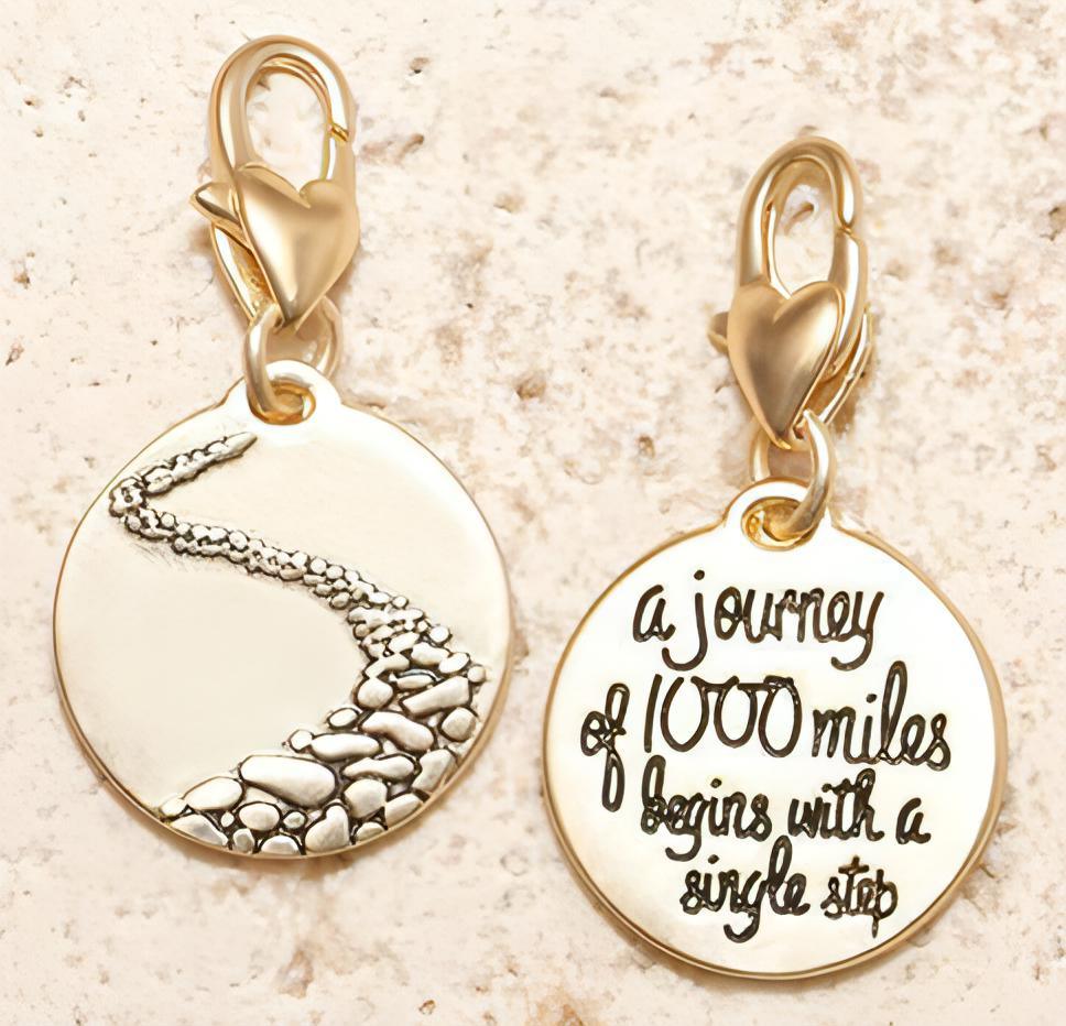 Amanda Blu Gold 1-Tone Charm - Cobblestone Path - Shop The Docks