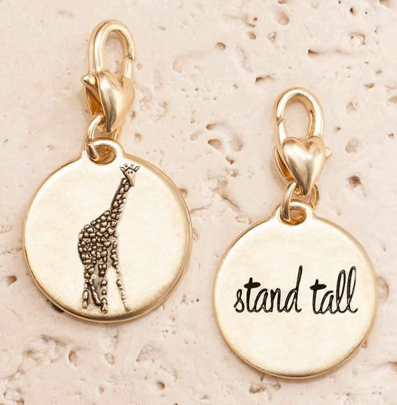 Amanda Blu Gold 1-Tone Charm - Giraffe - Shop The Docks