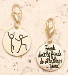 Amanda Blu Gold 1-Tone Charm - Stick Figures - Shop The Docks
