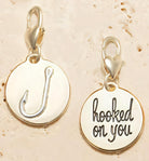 Amanda Blu Gold 2-Tone Charm - Fish Hook - Shop The Docks