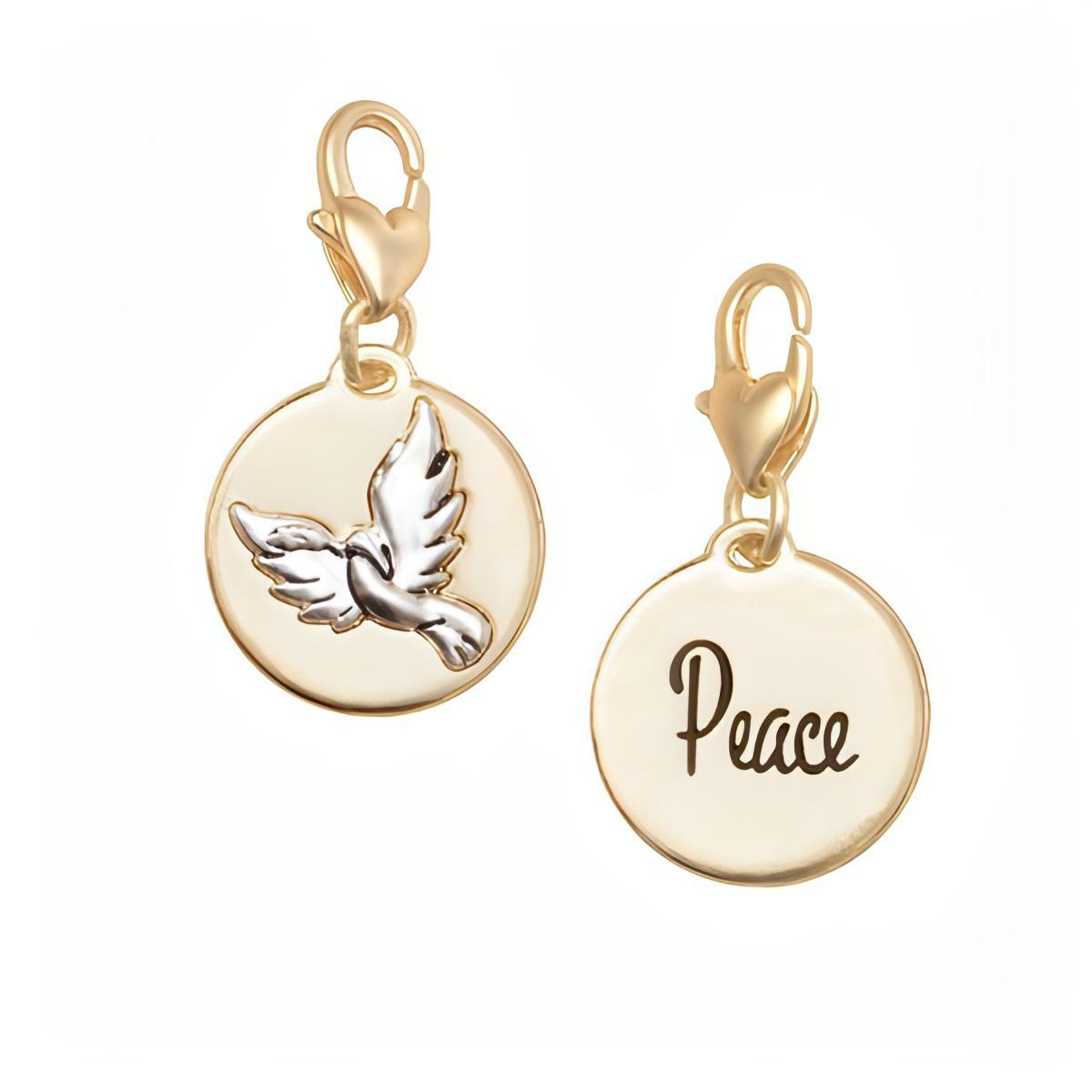 Amanda Blu Gold 2-Tone Medallion - Dove - Shop The Docks