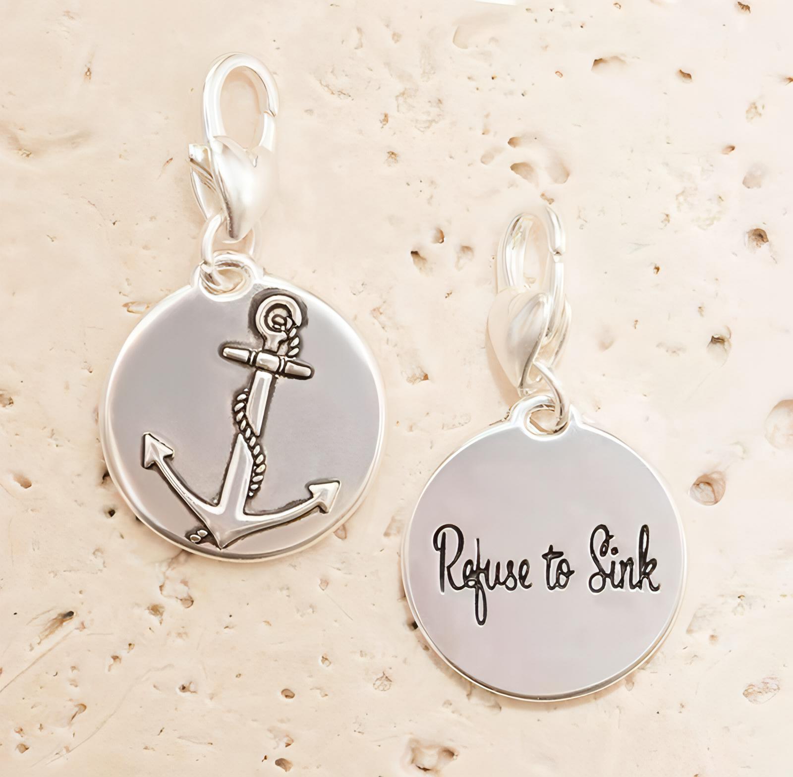 Amanda Blu Silver 1-Tone Charm - Anchor - Shop The Docks
