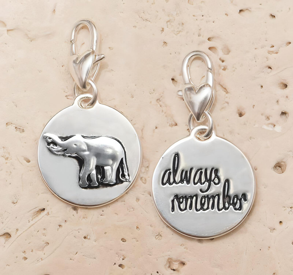 Amanda Blu Silver 1-Tone Charm - Elephant - Shop The Docks