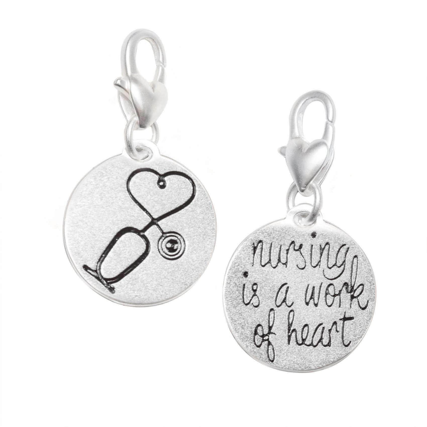 Amanda Blu Silver 1-Tone Charm - Stethoscope - Shop The Docks