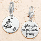 Amanda Blu Silver 1-Tone Charm - Two Birds - Shop The Docks