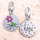 Amanda Blu Silver 1-Tone Medallion - Emerging Flower - Shop The Docks