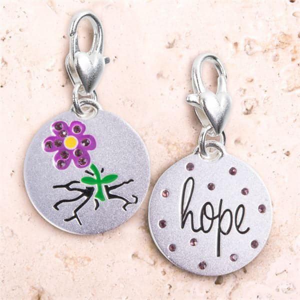 Amanda Blu Silver 1-Tone Medallion - Emerging Flower - Shop The Docks
