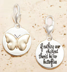 Amanda Blu Silver 2-Tone Charm - Butterfly (Top) - Shop The Docks