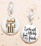 Amanda Blu Silver 2-Tone Charm - Girlfriends - Shop The Docks