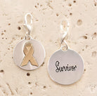 Amanda Blu Silver 2-Tone Charm - Ribbon - Shop The Docks