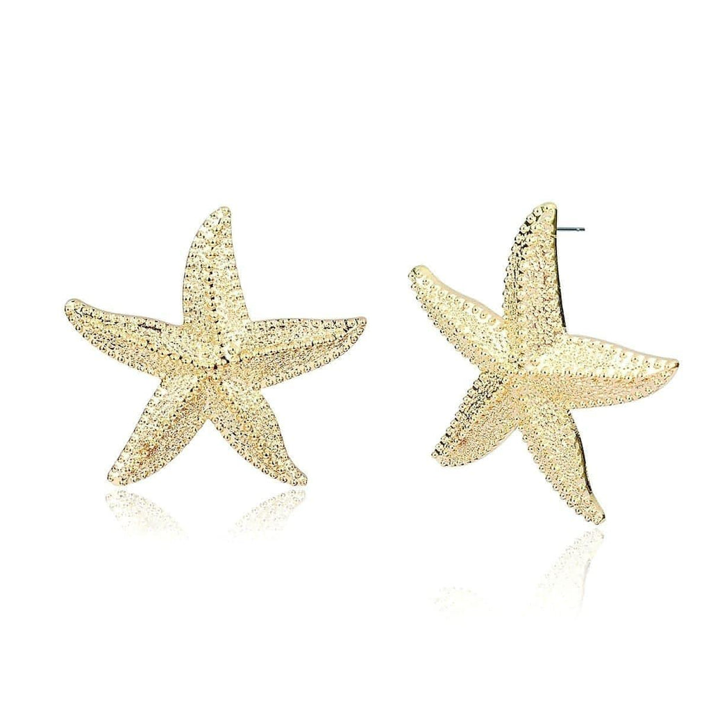Gold Plated Starfish Post Earrings - Shop The Docks