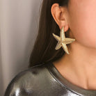 Gold Plated Starfish Post Earrings - Shop The Docks