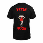 NJ Croce Betty Boop Front & Back Short Sleeve Black Tee Shirt - Shop The Docks