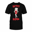 NJ Croce Betty Boop Front & Back Short Sleeve Black Tee Shirt - Shop The Docks