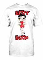 NJ Croce Betty Boop Front & Back Short Sleeve White Tee Shirt - Shop The Docks