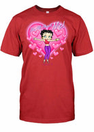 NJ Croce Betty Boop It's All About Me Short Sleeve Red Tee Shirt - Shop The Docks