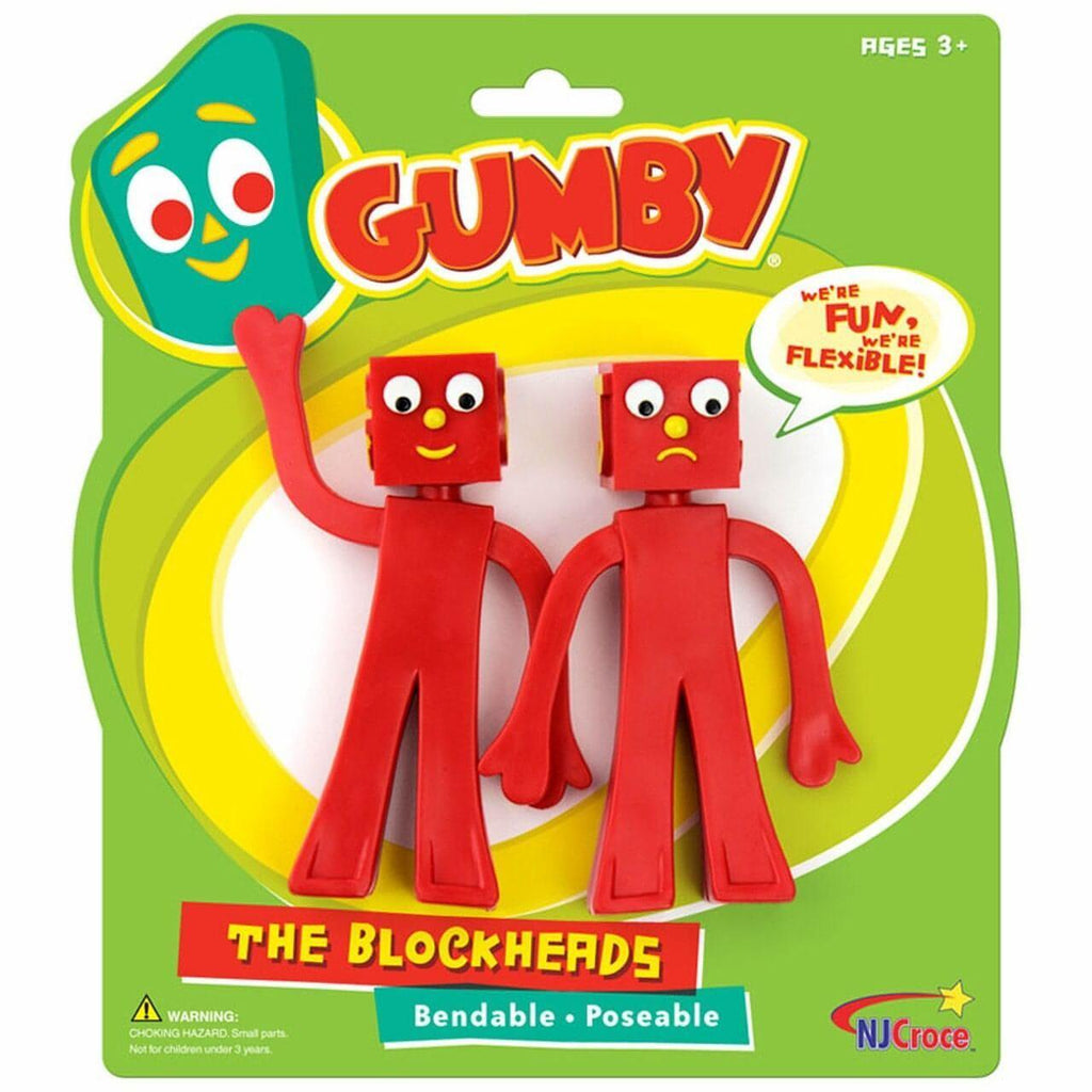 NJ Croce Pair of Blockheads 5 Inch Bendable - Shop The Docks