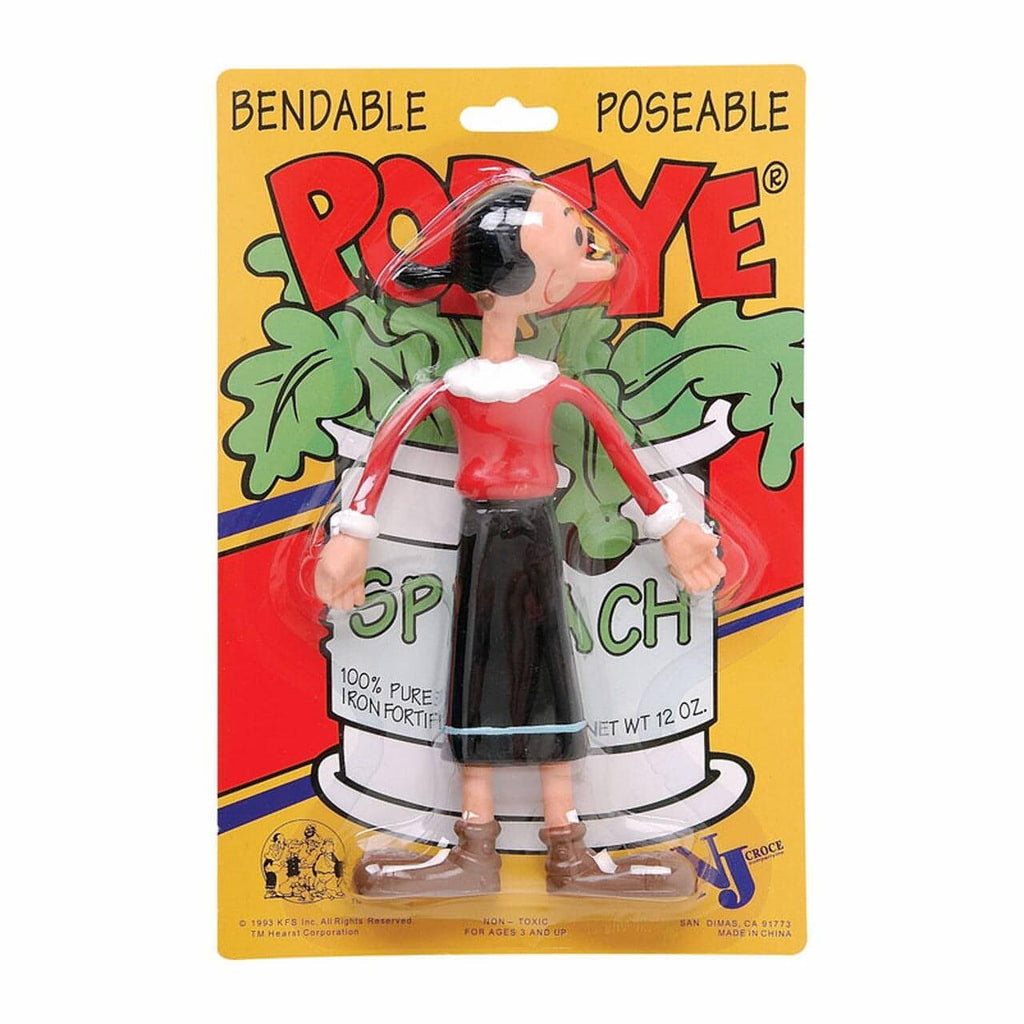 NJ Croce Popeye Olive Oyl 7 Inch Bendable - Shop The Docks