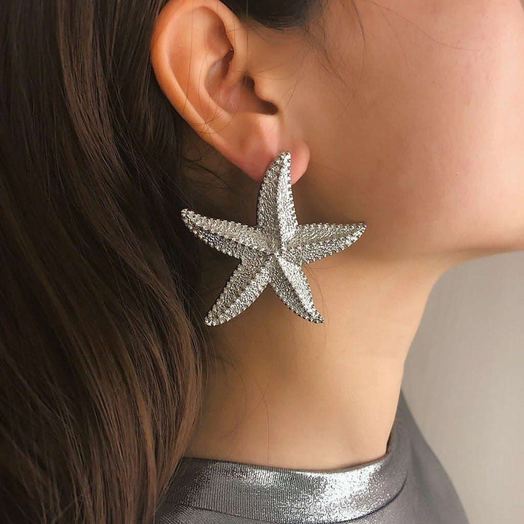 Silver Plated Starfish Post Earrings - Shop The Docks