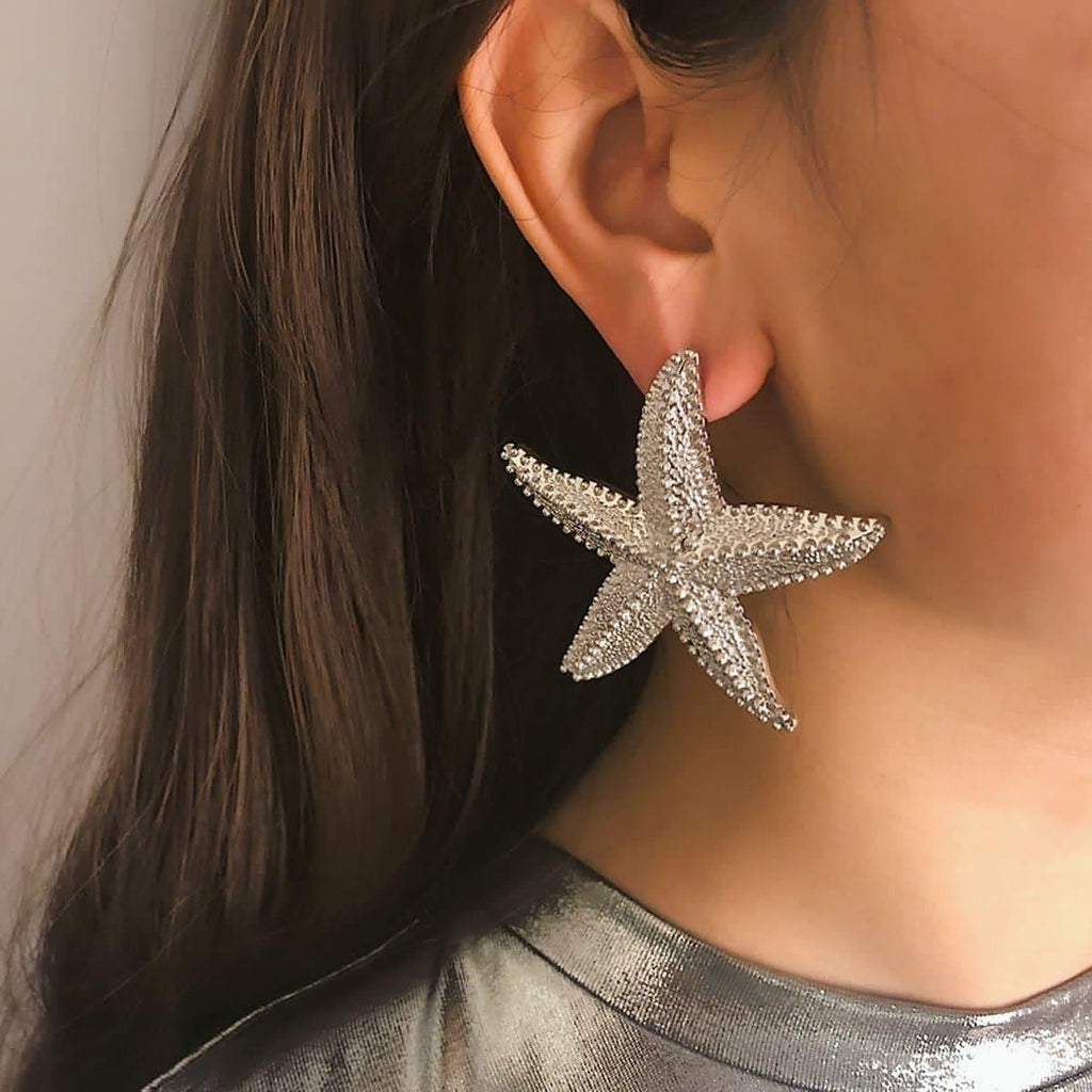 Silver Plated Starfish Post Earrings - Shop The Docks
